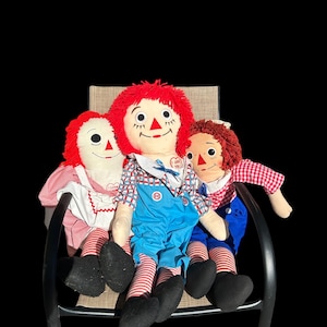 vintage Raggedy Ann & Andy(s) Ragdoll, jouets vintage, souvenirs