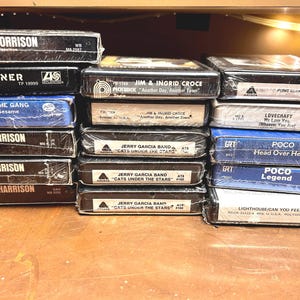 Vintage 8-Track tapes 70s&80s Rock 8 track