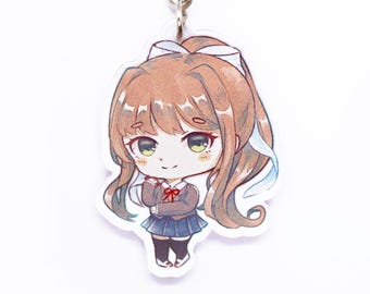 ドキドキ文芸部 || 2インチ アクリルキーチェーンチャーム - Etsy 日本