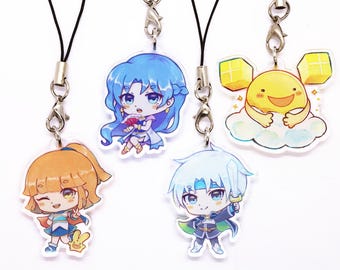 Puyo Puyo Tetris — 1.5" Double Sided Acrylic Charms