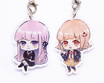 Danganronpa (1 & 2) — 1.5" Double Sided Acrylic Charms