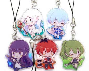 Sousou no Frieren— 1.5" Double Sided Acrylic Gradient Charms