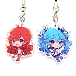 Pump It Up Phoenix — Dijes acrílicos de doble cara de 3,8 cm