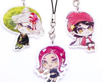 Splatoon 2 — 1.5" Double Sided Acrylic Charms