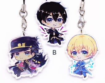 Misc. Anime 1.5" Double Sided Acrylic Charms