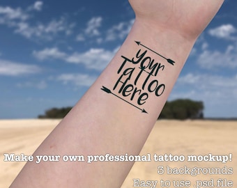 Download Free Temporary Tattoo Mockup Wrist Photoshop Template Photoshop Psd Png Jpg File Customizable Preview Mock Up Stock Photos Free Logo 3d Mockups PSD Mockup Template