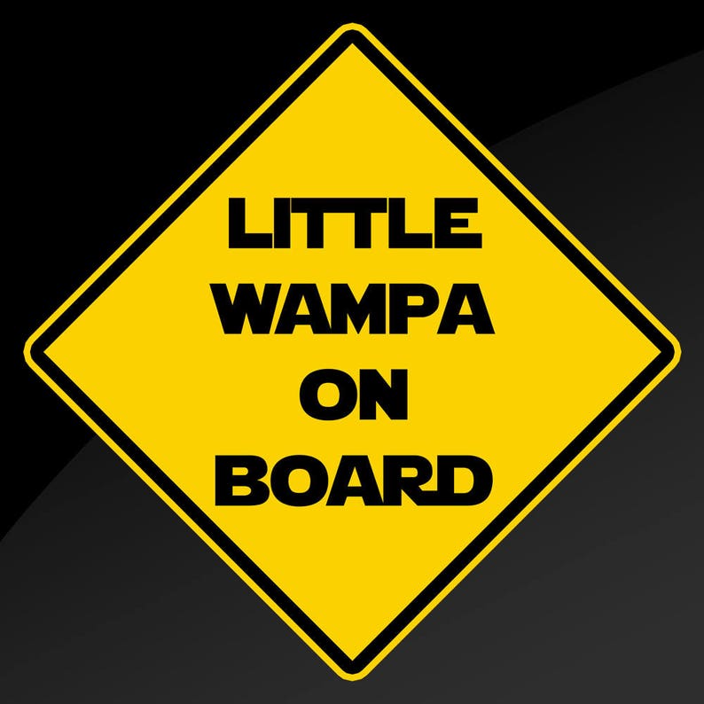 Mother/'s Day gift Hoth Empire Strikes Back bumper sticker Little wampa on board decal Star Wars baby on board decal Car laptop sticker