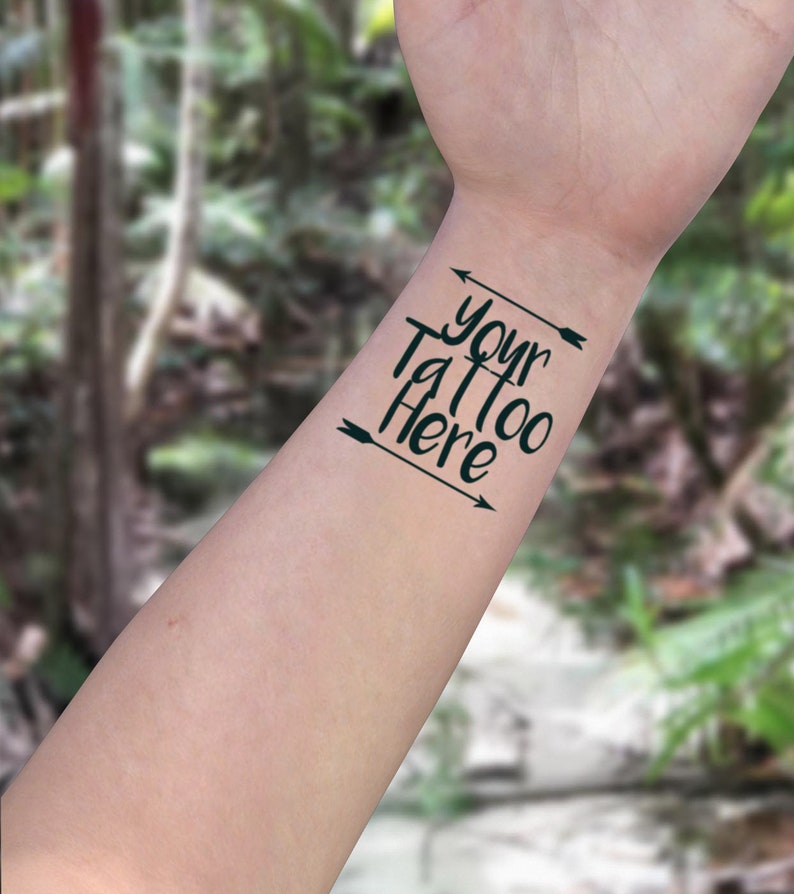 Temporary tattoo mockup wrist photoshop template. Photoshop | Etsy