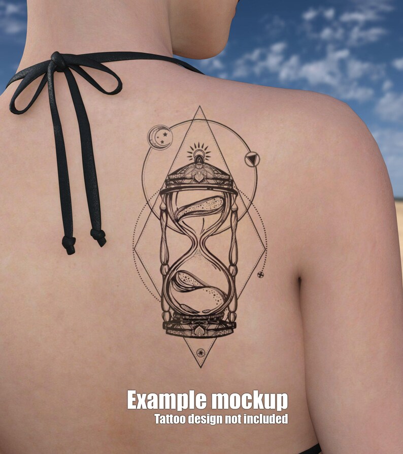Download Temporary tattoo mockup shoulder photoshop template. | Etsy