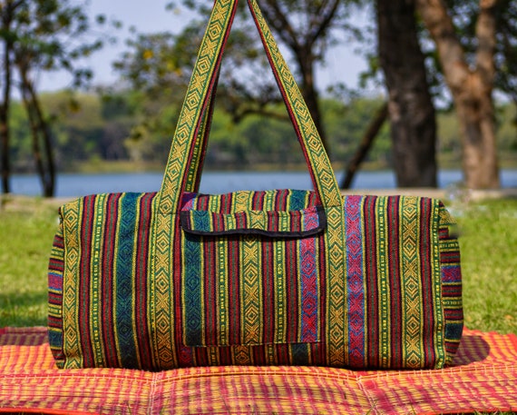 Tribal Duffel Bag Overnight Bag Weekender Bag Duffle Bag | Etsy