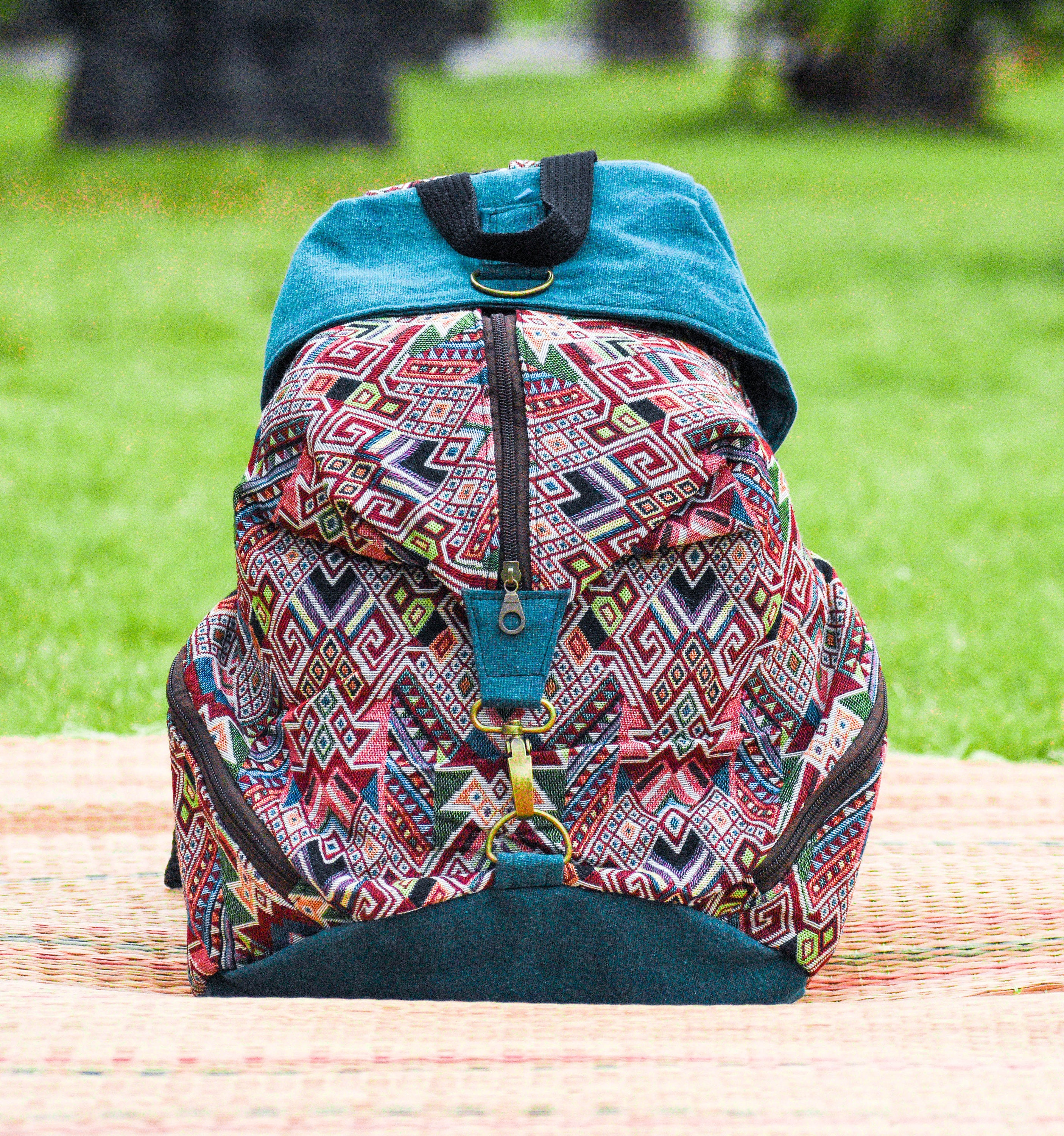 Tribal Backpack Ethnic Backpack Gypsy Backpack Travel Etsy