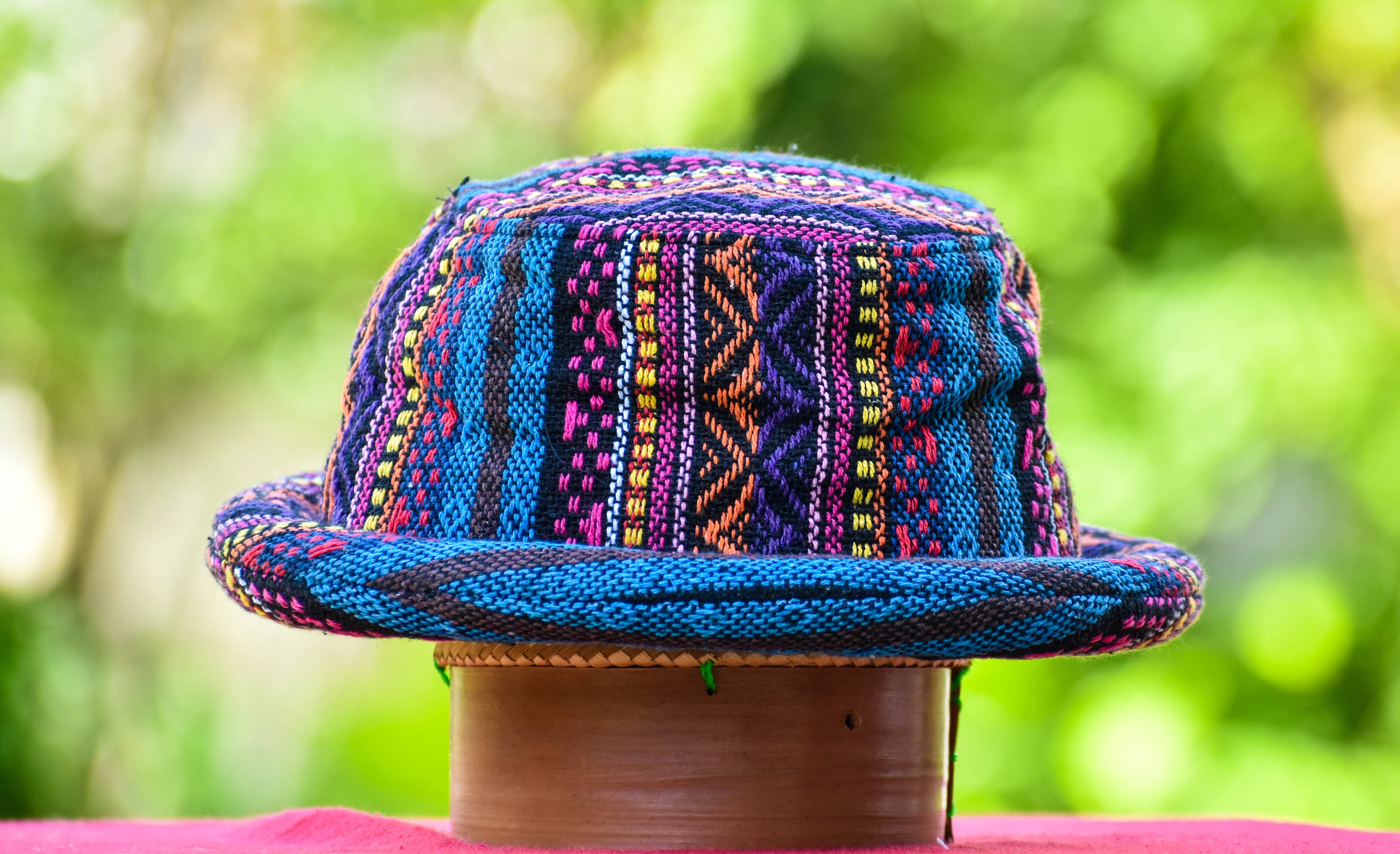 Bucket Hat Festival Hat Bright Colored Hipster Hat Roll Etsy