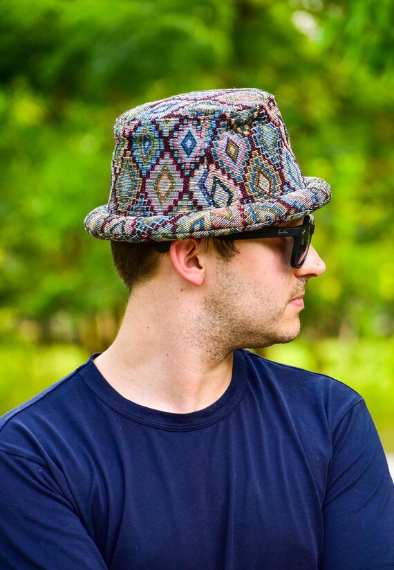 Bucket Hat, Boho Hat, Roll Brim Hat, Thai Hat, Festival Hat