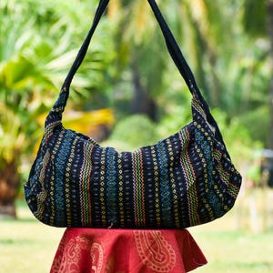 Weekender Seesack, Geometrische Tasche, Boho Reisetasche, Yoga Tasche, Hippie Duffel, Overnight Bag, Gym Bag, Boho Schultertasche, Bunt
