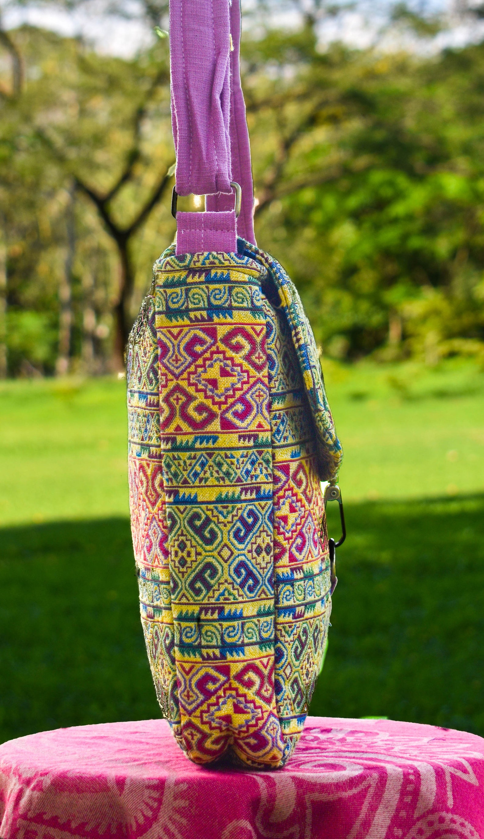 Crossbody Purse Geometric Bag Messenger Bag Colorful Etsy