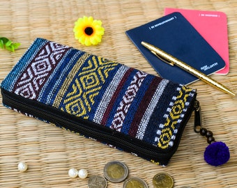 Cartera tejida mujer, Cartera boho para mujer, hecha a mano, cartera para mujer, cartera tejida, cartera vegana mujer, cartera hippie mujer, regalo de Navidad