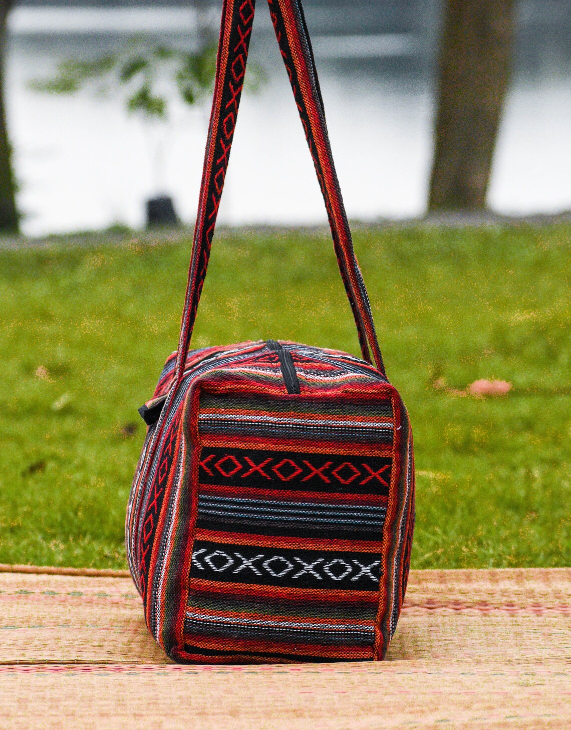 Colorful Duffle Bag Boho Weekender Bag Hippie Overnight Bag Etsy