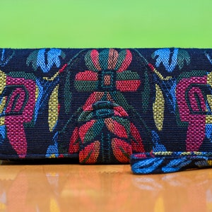 Billetera de tela, Organizador de bolso, Billetera de viaje, Soporte de tarjeta, Estilo nativo americano, Billetera de tela de teléfono, Regalo de Navidad Boho, Billetera tribal
