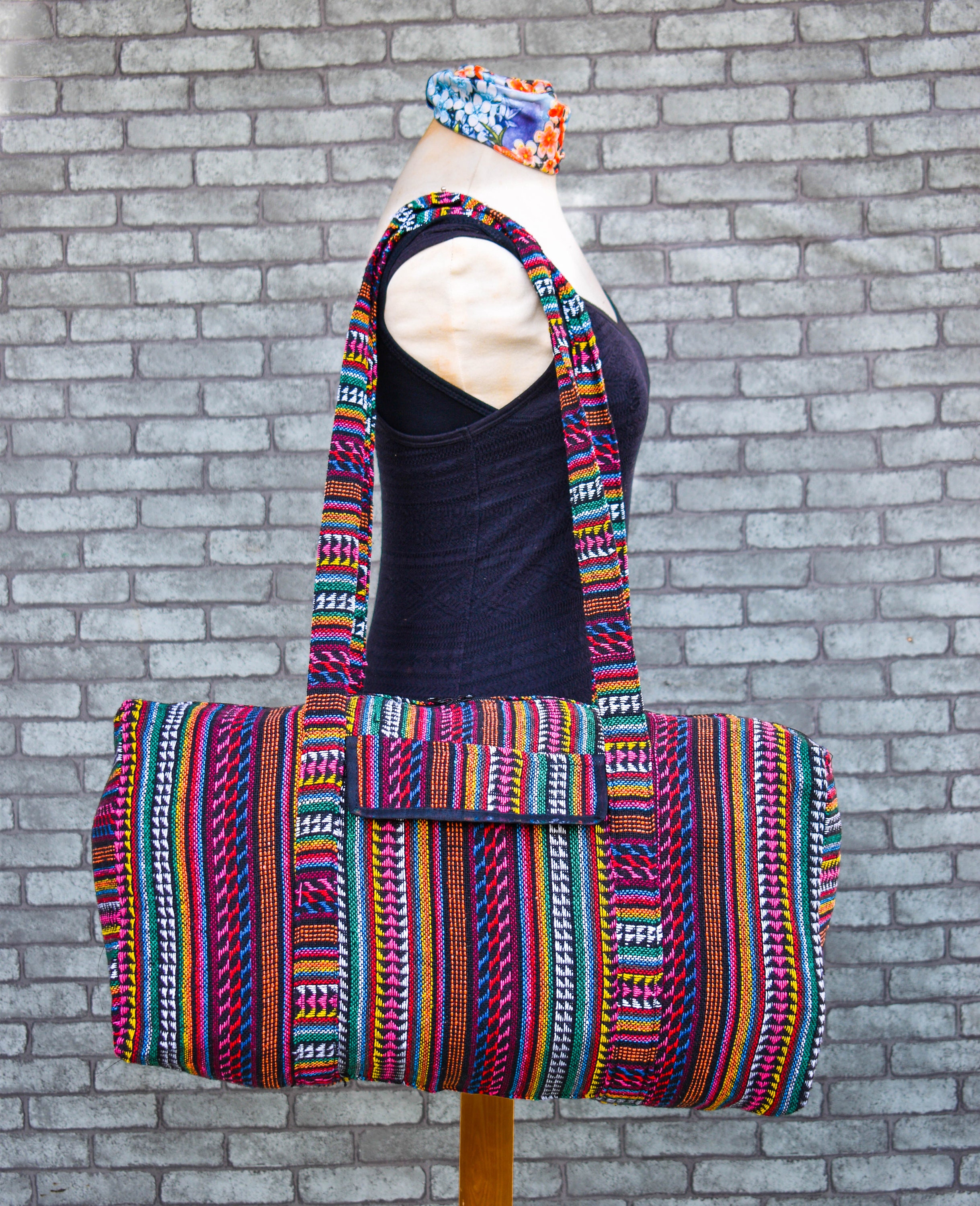 Hippie Duffel Bag Colorful Travel Bag Weekender Bag Travel | Etsy