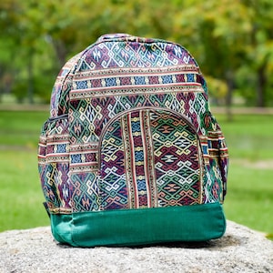 Mochila de día, Mochila hippie, Mochila de viaje, Mochila tribal, Regalo para ella, Mochila de yoga, Mochila de senderismo, Bolsa Boho, Étnica