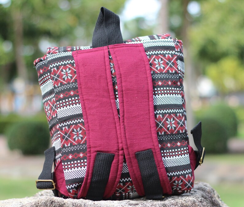 Backpack Purse Boho Backpack Square Backpack Hippie Etsy