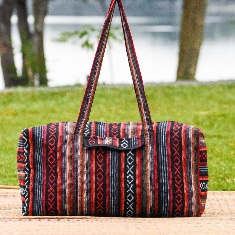 Colorful Duffle Bag Boho Weekender Bag Hippie Overnight Bag - Etsy