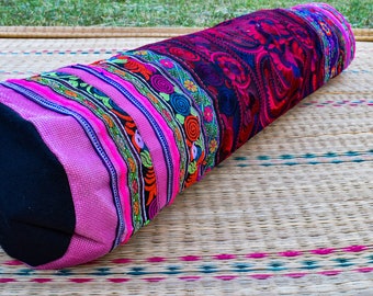 Handmade Yoga Mat Bag, Embroidered Yoga Mat Carrier, Boho Gym Bag, Yoga Gift, Hippie Yoga Mat Bag, Pilates Mat Bag, Hmong fabric bag