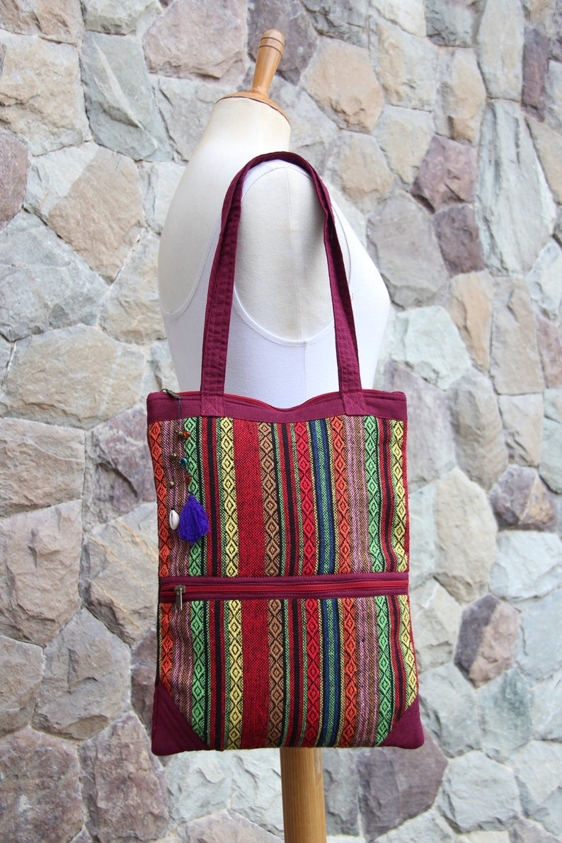 hippie tote bag