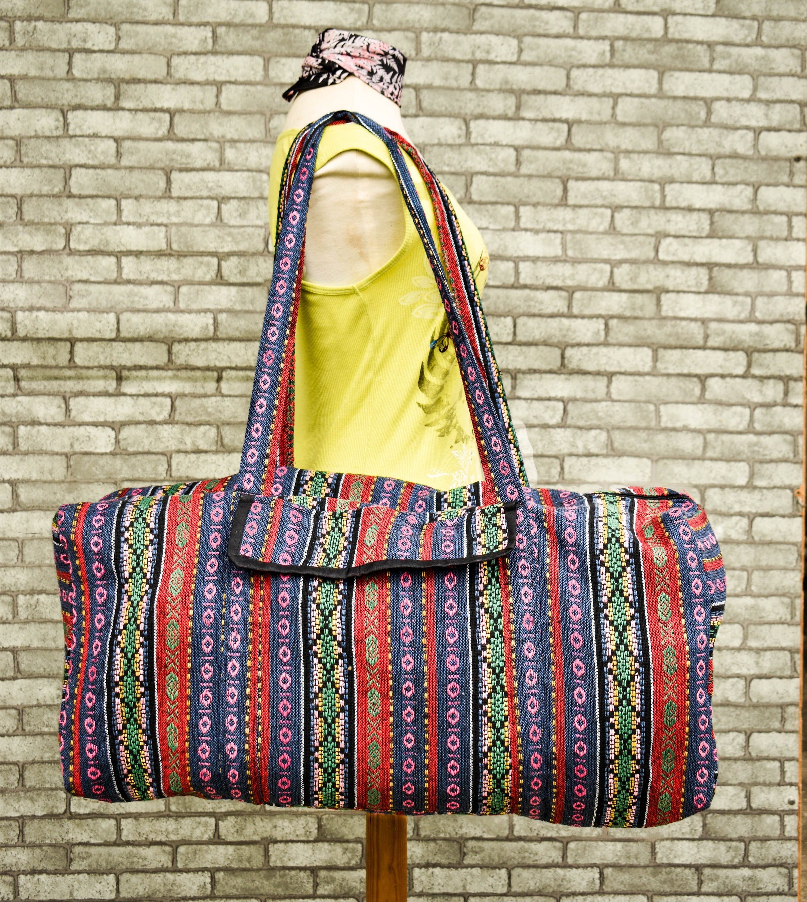 Hippie Duffle Bag Overnight Bag Weekender Bag Tribal Duffle Etsy