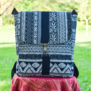 RucksackTasche Azteken Maya, Ethno Native Rucksack, Hippie Square Rucksack, Süßer Schulrucksack, Veganer Rucksack, Weihnachtsgeschenk