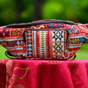 Riñonera, Riñonera tribal, Cinturón hippie para dinero, Riñonera, Cinturón de viaje, Regalo hippie, Riñonera colorida,