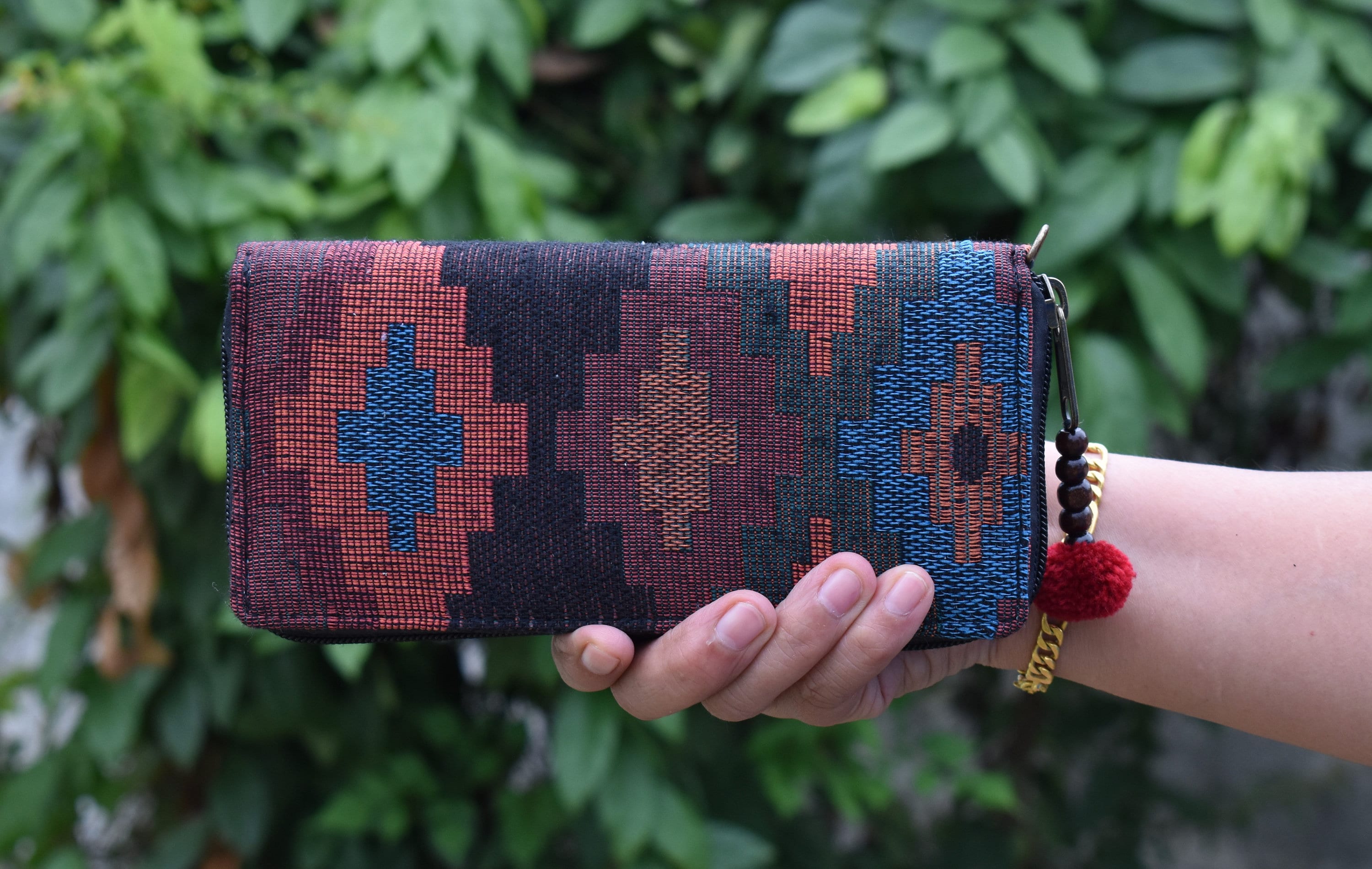 Native Handwallet Wallets for Women Native American Tribal Style - Vegan Clutch Purse ...