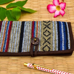 Baumwoll Geldbörse aus Thailand, Hippie Portemonnaie, Stoff Geldbörse, weiche Geldbörse, bunte Geldbörse, Boho Geldbörse, Baumwolle Geldbörse, Vegan Geldbörse