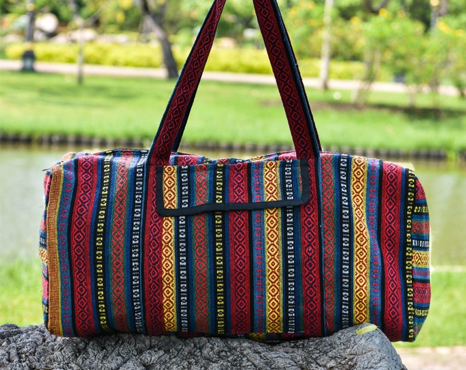 Large Weekender Bag Hippie Duffle Bag Boho Weekender Bag - Etsy