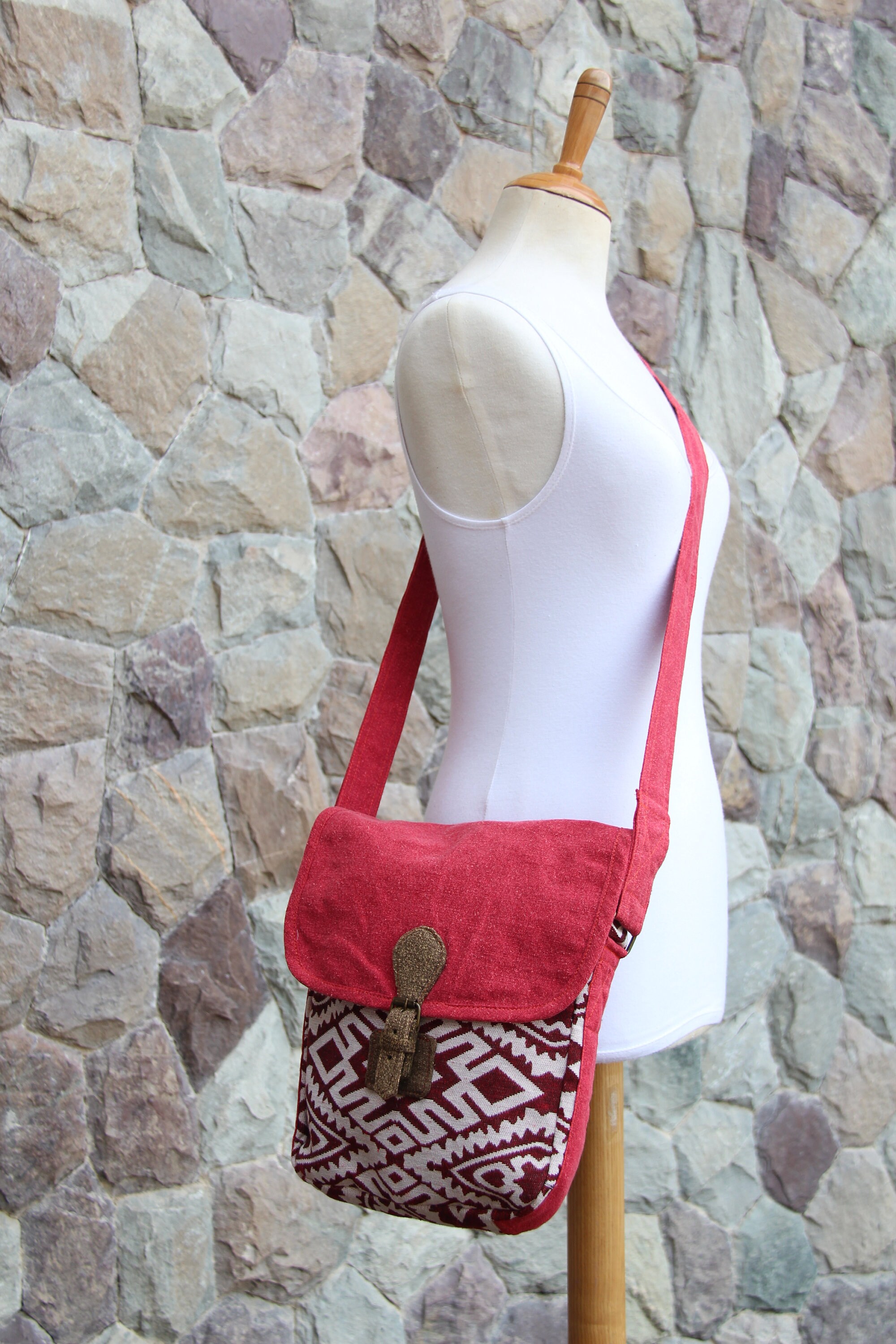Messenger Bag Southwest Native American Style Womens Etsy