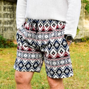 Boho Shorts Unisex Shorts, Hippie Shorts, Festival Clothing, Bermuda Shorts, Aztec Shorts, Hipster Clothes, Festival Shorts, Beach Shorts