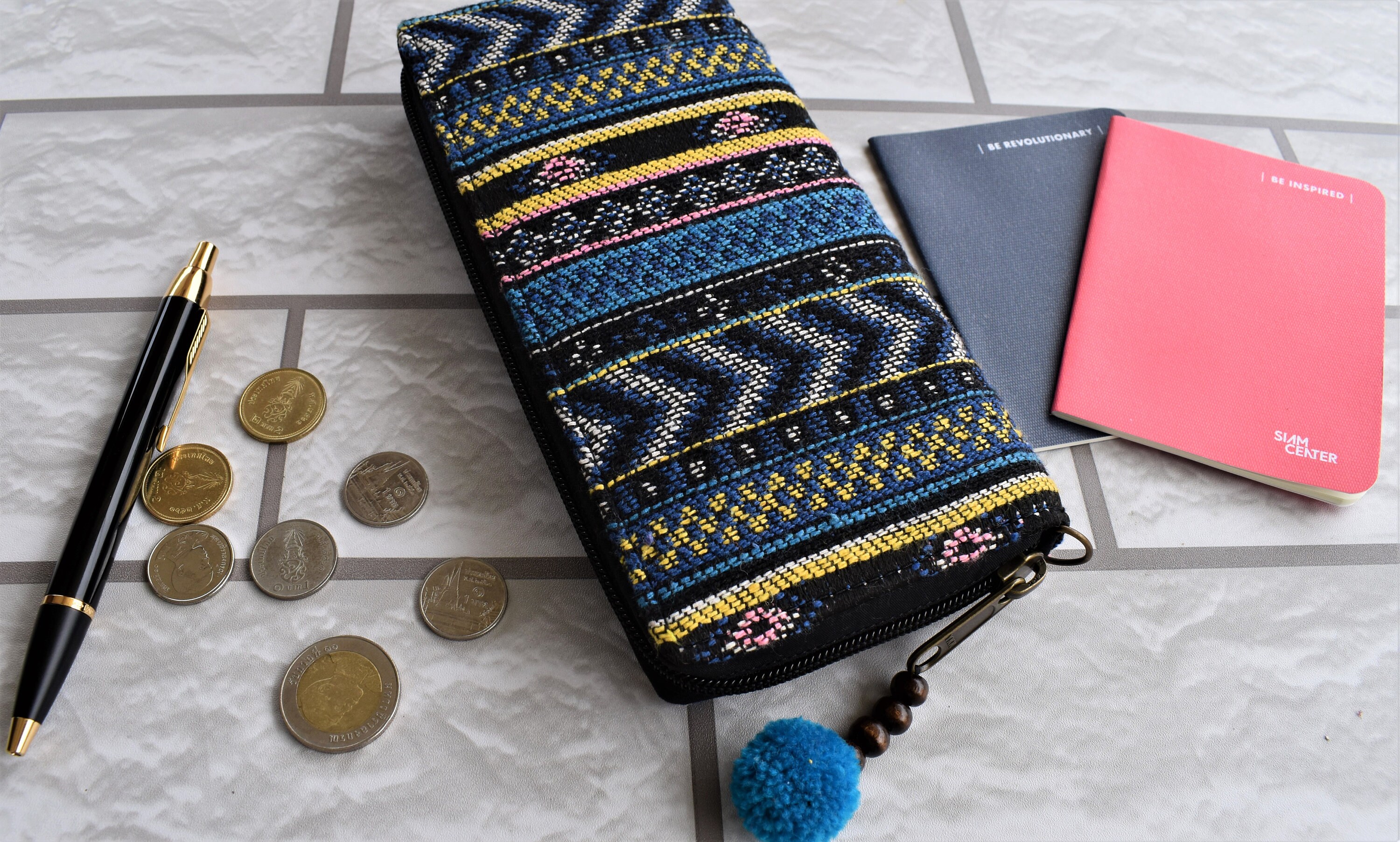 Card Holder Wallet Bohemian Vintage Style Phone Wallet Thai Etsy