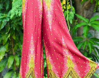 Handmade Thai Harem Pants: Bohemian Hippie Cotton Trousers