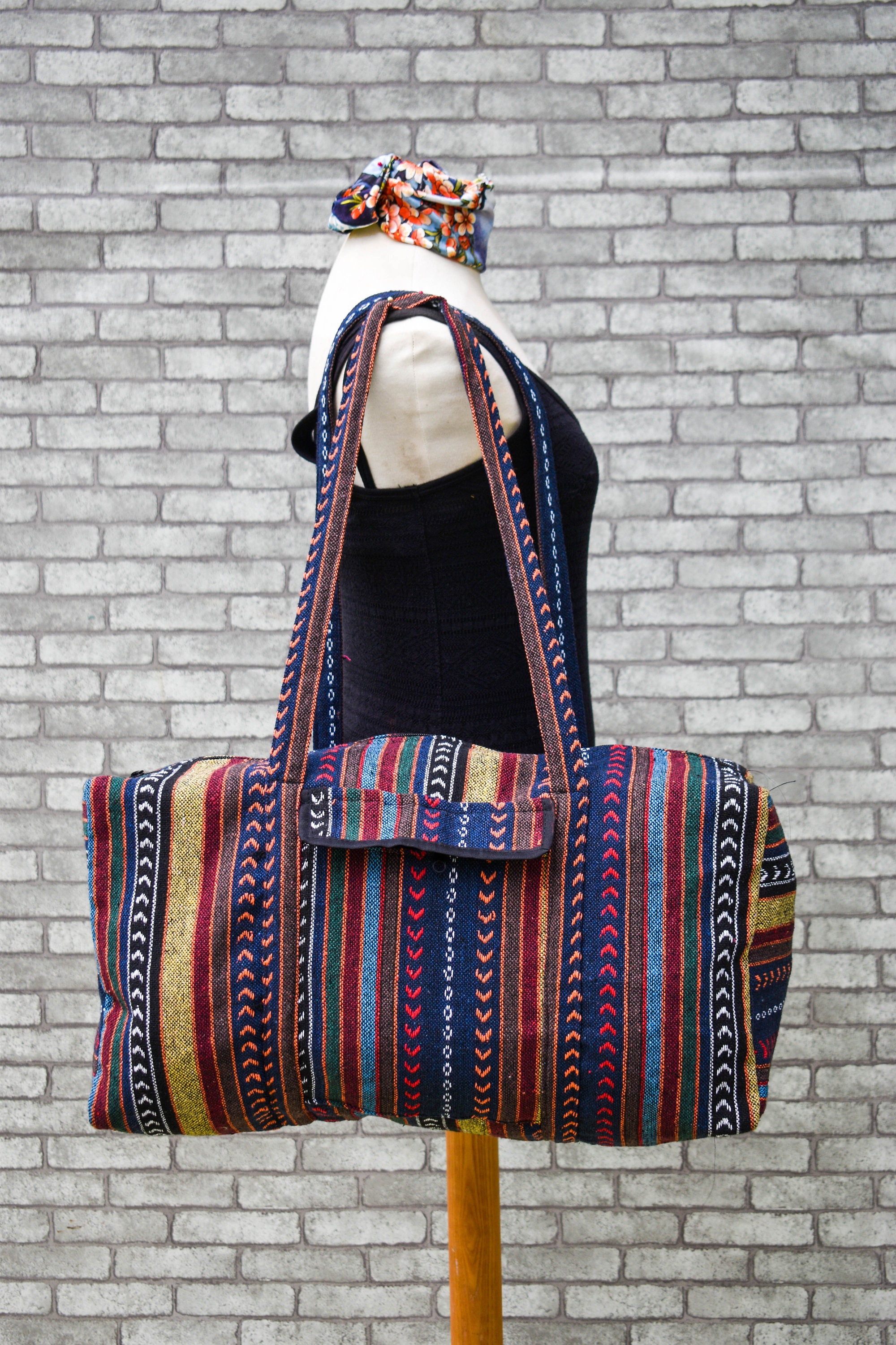 Colorful Duffle Bag Hippie Weekender Bag Boho Overnight Bag Etsy UK