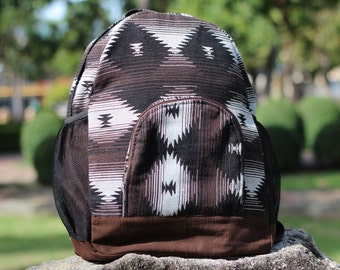 Medium Backpack, Women Backpack, Back To School Gift, Purse Backpack, First Day Of School Gift, Tribal Backpack, College Backpack Gift