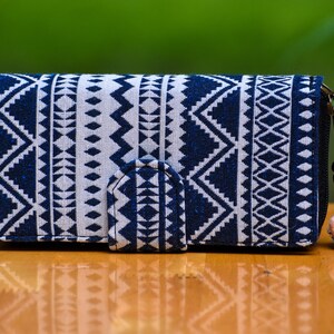 Cartera portatarjetas, Estilo azteca, Estilo hippie, Monedero boho, Cartera vegana con correa, Cartera de teléfono hippie, Carteras de tela para mujer, Regalo boho