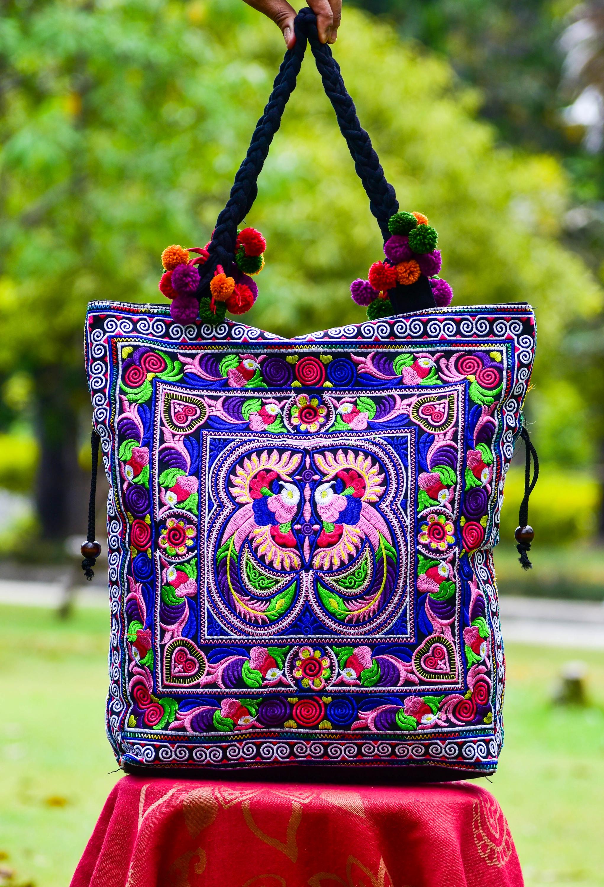 Hand Crafted Tribal Hmong Thailand Ethnic Vintage Textiles Backpack Hmong Backpack - Etsy main image 2