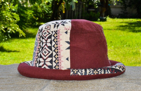 Bucket Hat Hipster Hat Funky Hat Tribal 