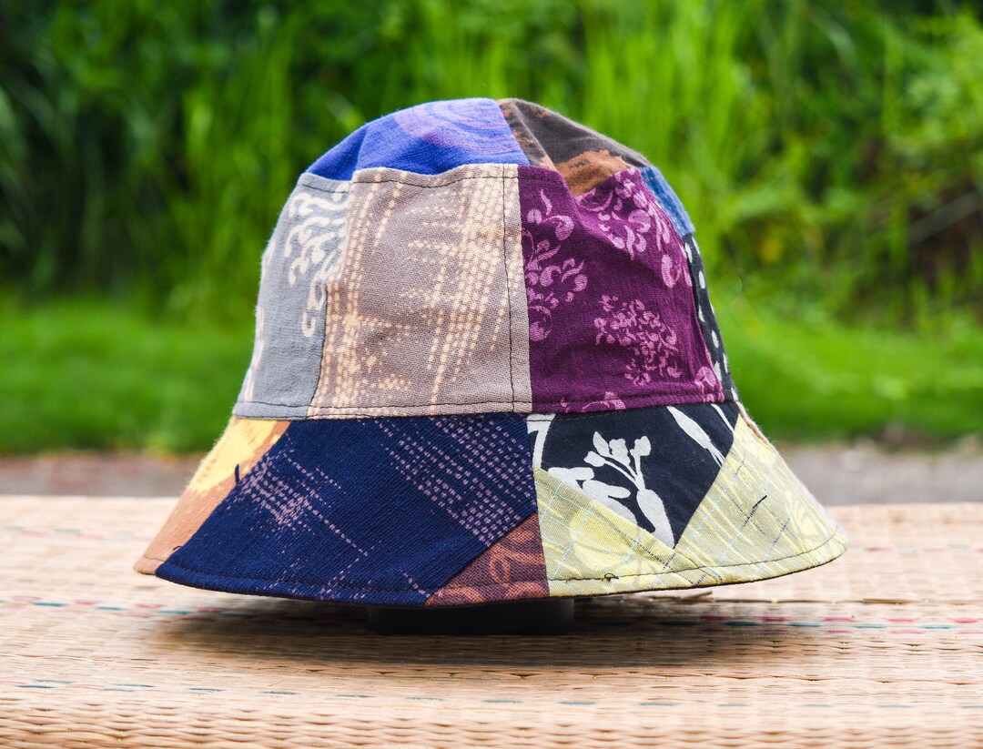 Patchwork Bucket Hat Etnic Pattern Boho Hat Floppy Hat Etsy