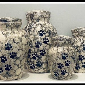 Ceramic pet urn, urns for ashes, keepsake urn, custom urn, personalized urn, pet memorial, hand crafted urn, dog urn, cat urn, creative urn.