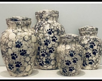 Ceramic pet urn, urns for ashes, keepsake urn, custom urn, personalized urn, pet memorial, hand crafted urn, dog urn, cat urn, creative urn.