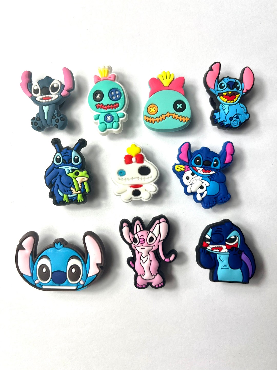 10pc Lilo & Stitch Classic Croc Charms Disney Character Shoe Etsy