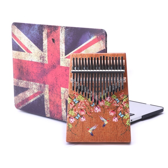 New Design Painted Kalimba Flower Butterfly Kingfisher Etsy