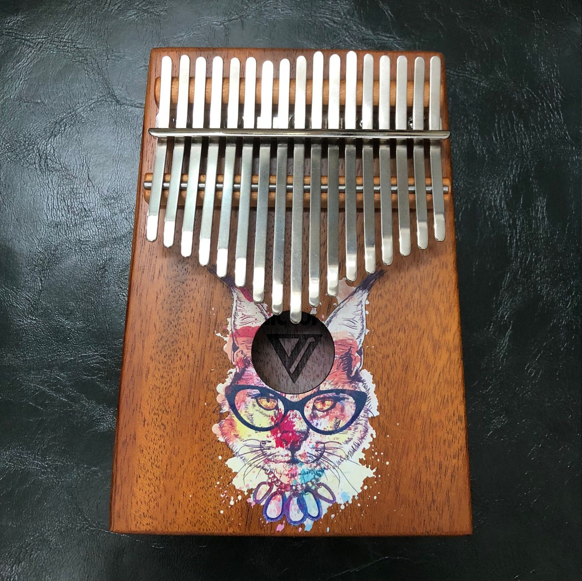 New Kalimba 17 Keys Mbira Thumb Piano Owl Etsy