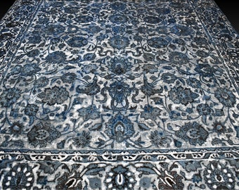 9.3x12.5 Uitzonderlijk groot Vintage vloerkleed, vintage handgemaakt Boho vloerkleed - uitstekende staat - 9,3x12,5 ft /380x285cm